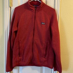 Men’s Patagonia better sweater full zip size small.